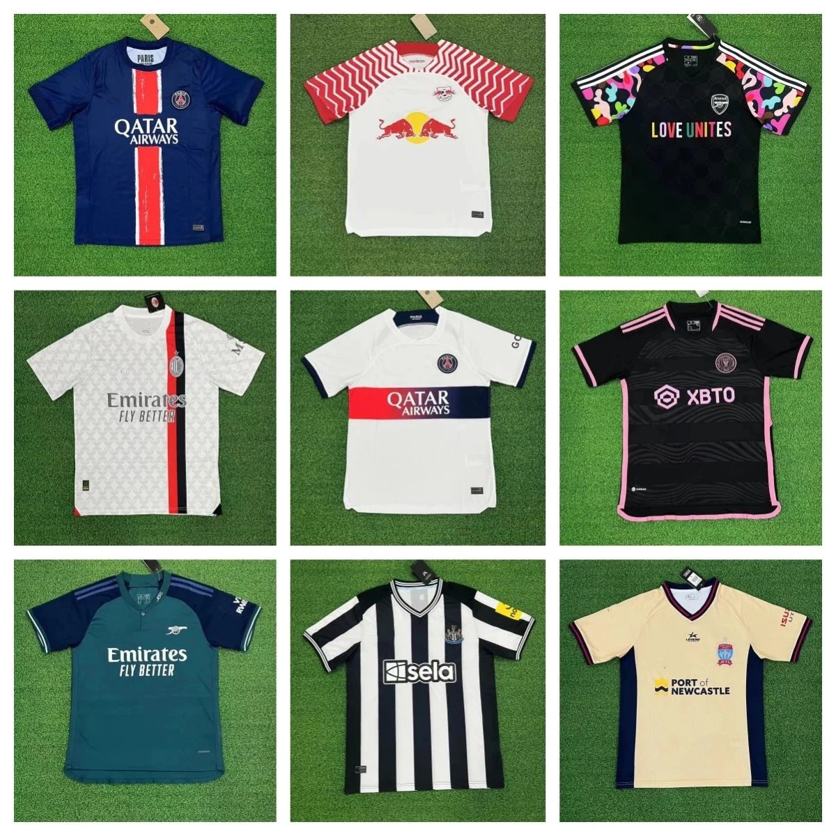 Club Football Jersey Selection — PSG, Arsenal & More