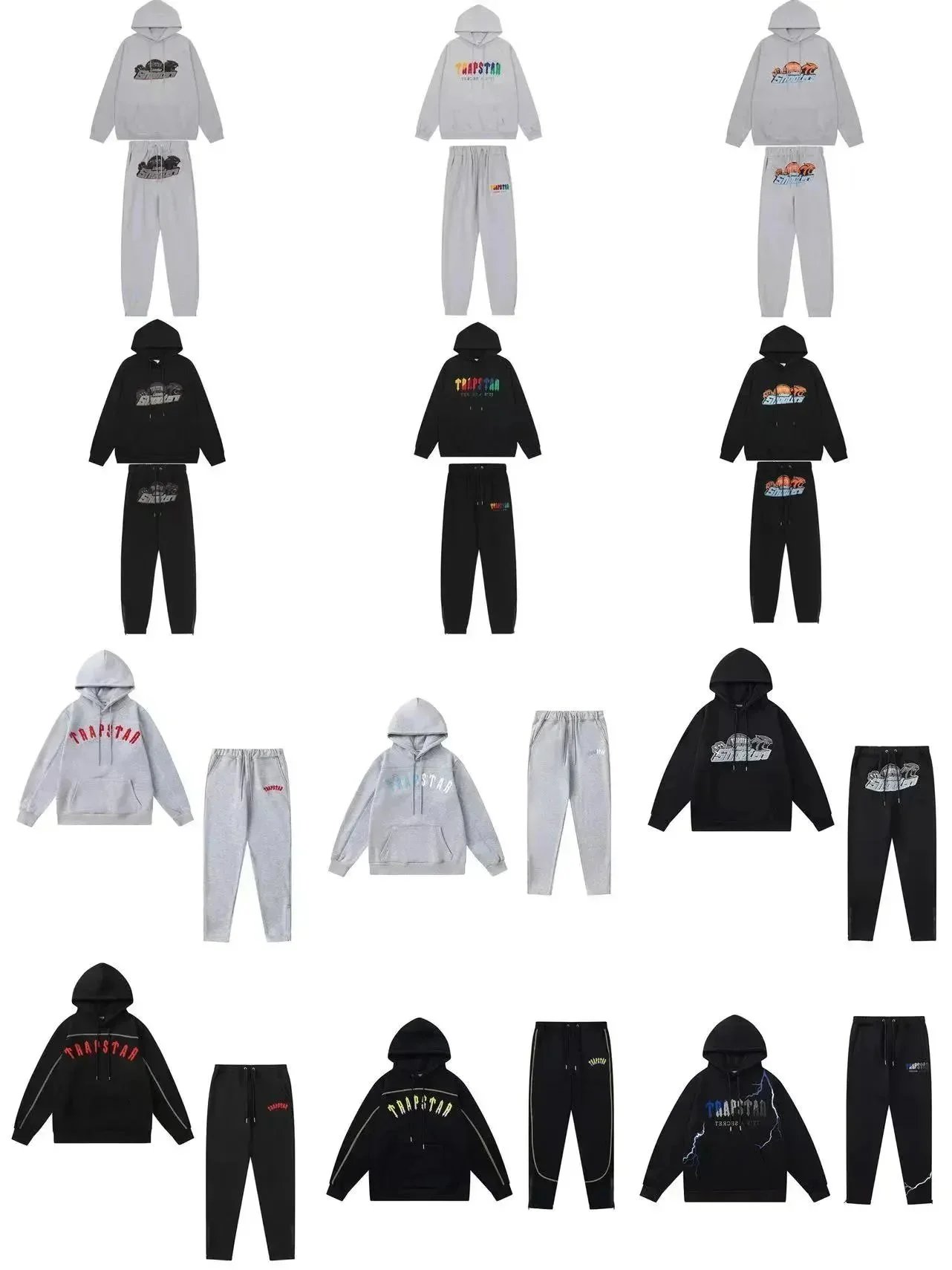 Unisex Embroidered Clothing Set