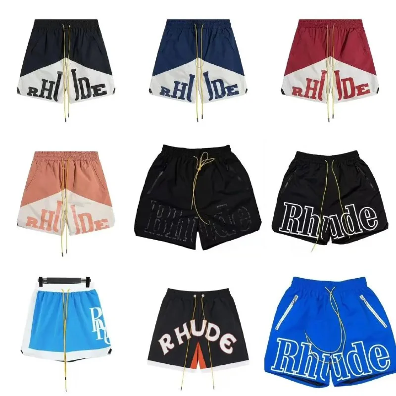 Unisex Mesh Letter-Graphic Panelled Shorts — KK12-TOP 6