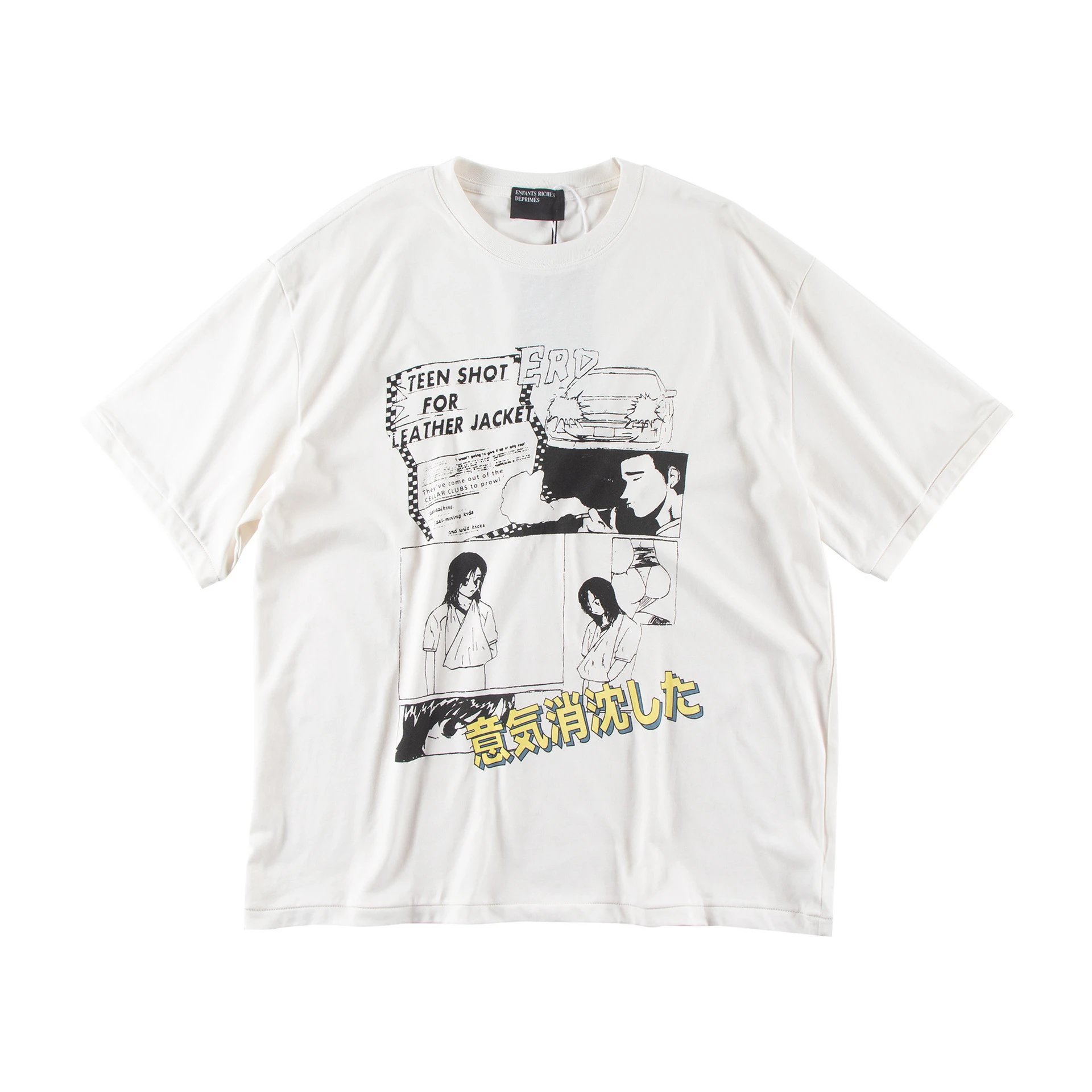 Unisex Loose-Fit Cotton Crewneck Short-Sleeve T-Shirt — RF.ERD
