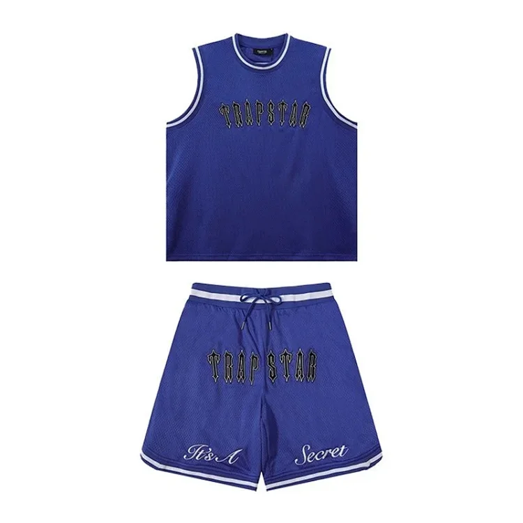 Mesh Short-Sleeve Embroidered T-Shirt & Shorts Set 2