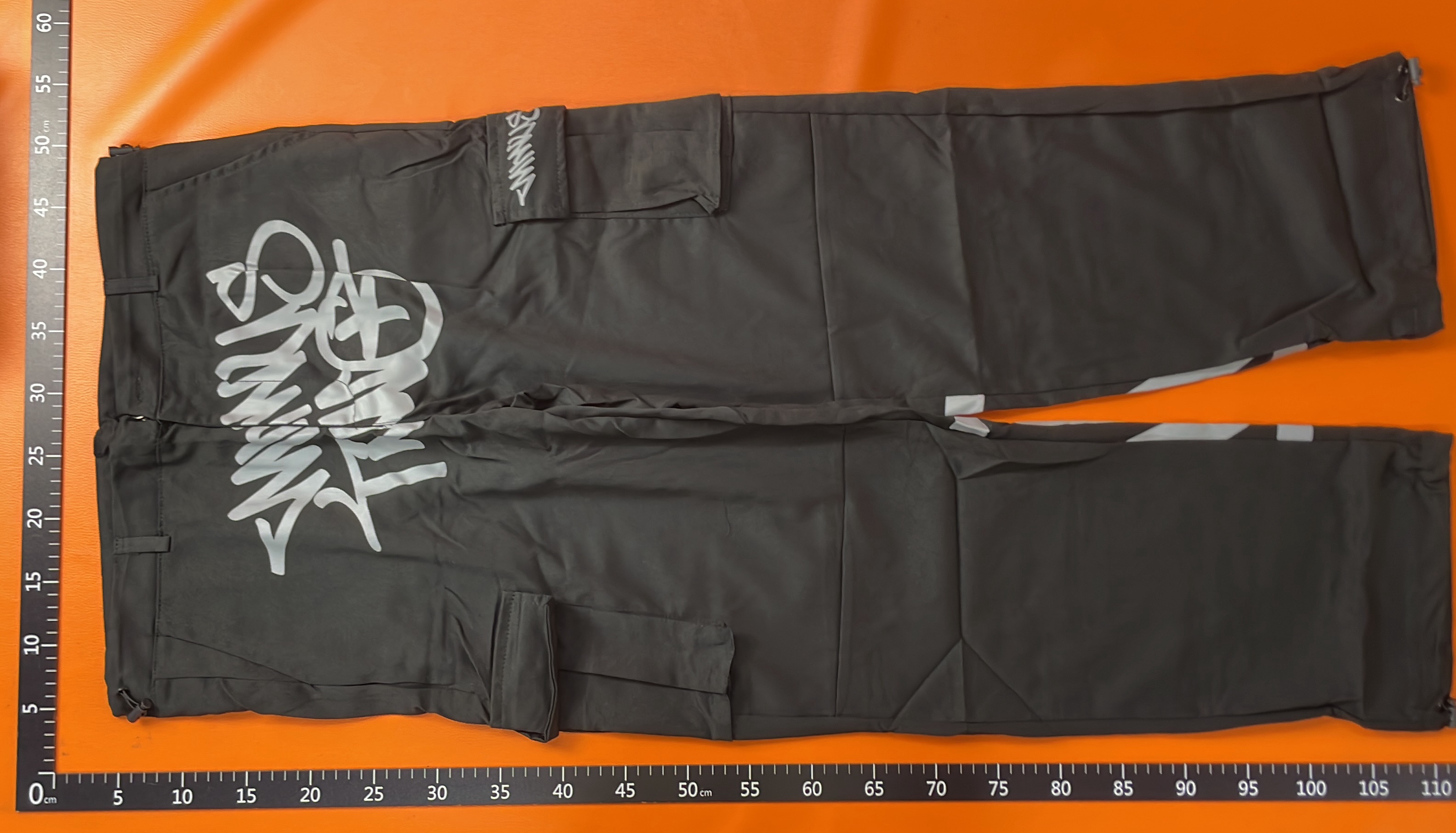 Printed Panelled Cargo Pants — ins — #1250 4