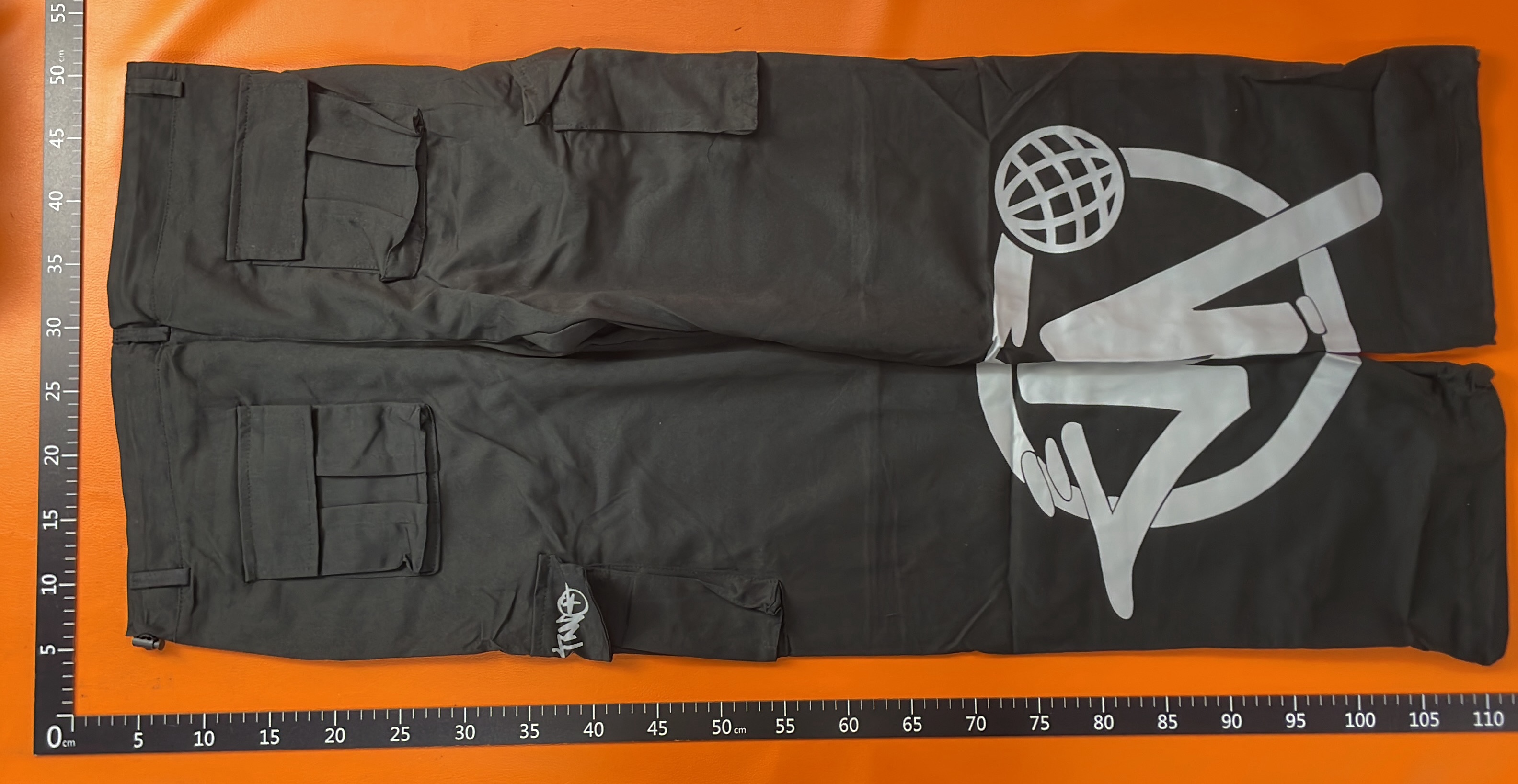 Printed Panelled Cargo Pants — ins — #1250 6