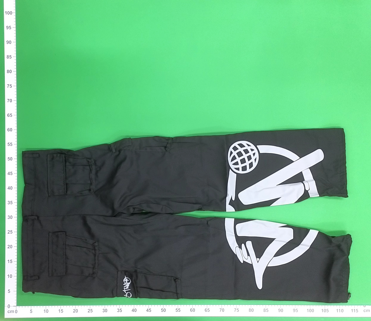 Printed Panelled Cargo Pants — ins — #1250 10