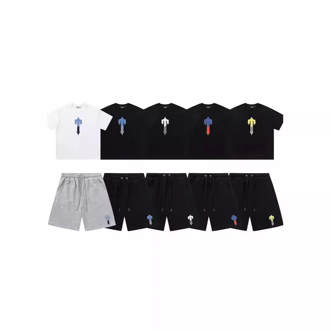 Short-Sleeve Embroidered T-Shirt & Shorts Set — Trap*star