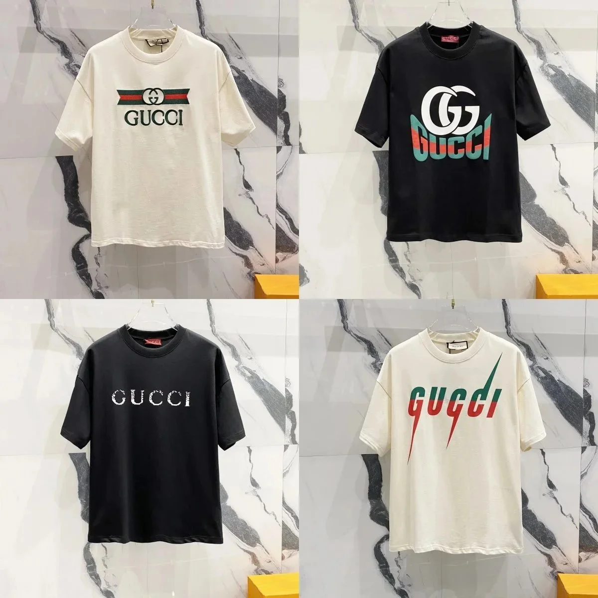 Short-Sleeve Embroidered Printed T-Shirt Selection — LL55-G 2
