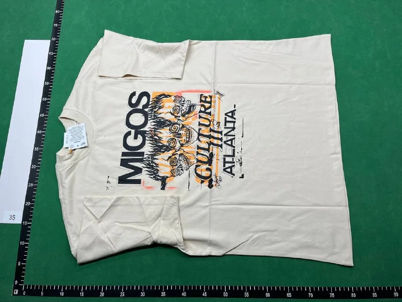 Washed distressed graffiti cartoon short-sleeved T-Shirt — #141 3