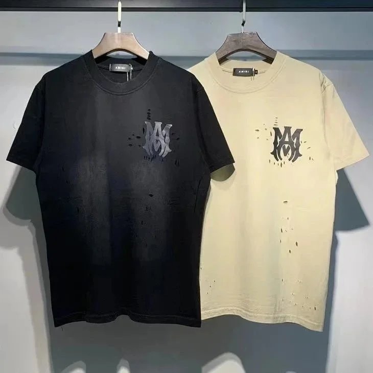Short-Sleeve Distressed T-Shirt