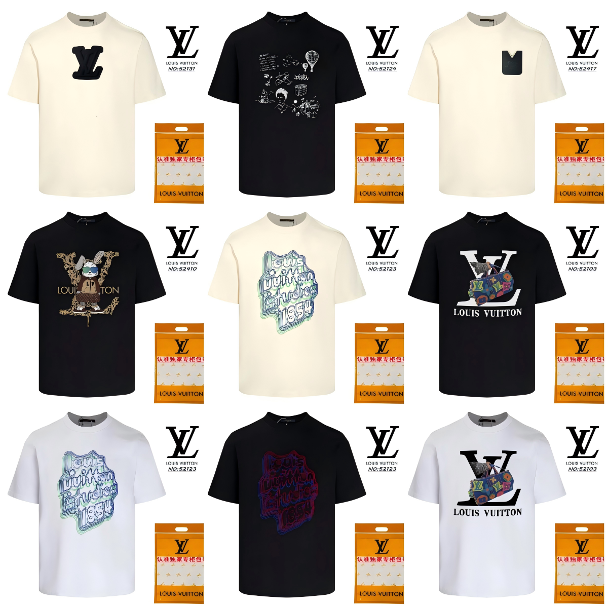 Crewneck Short-Sleeve T-Shirt Selection — LL55