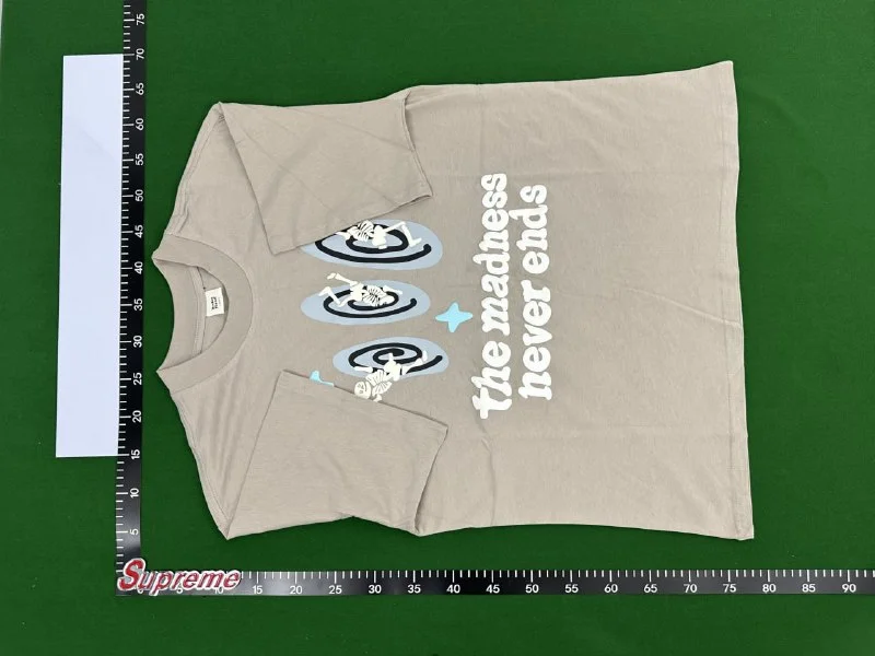 Collection of cartoon foam printed round neck short-sleeved T-Shirts — #144 3