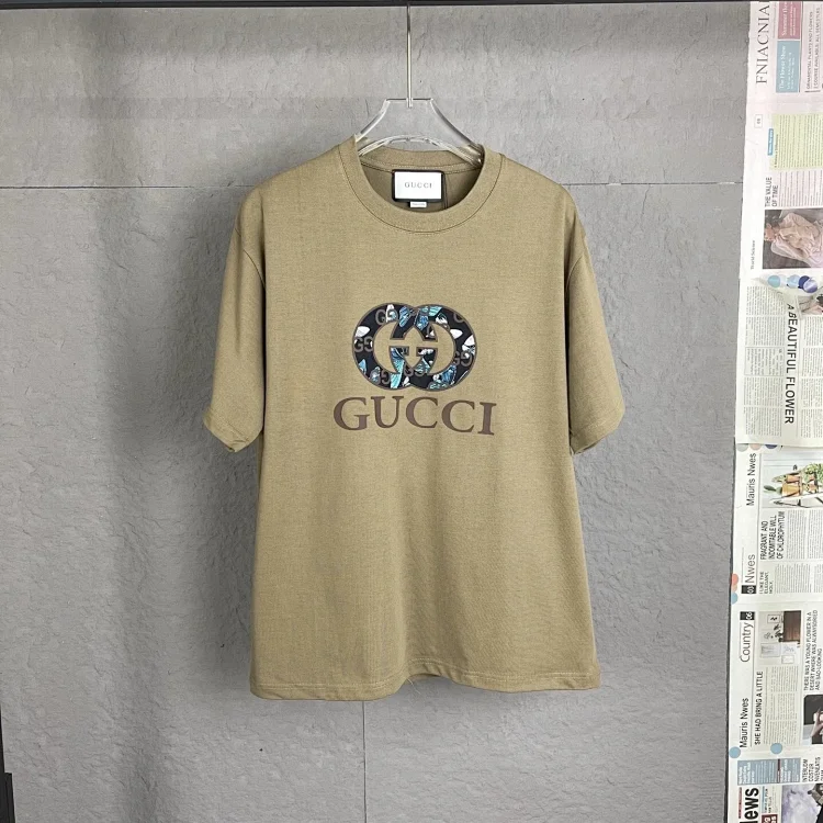 Unisex Loose-Fit Cotton Crewneck Short-Sleeve T-Shirt — #1477 2