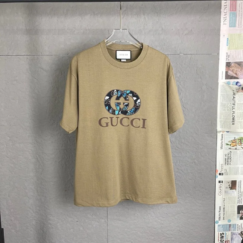 Unisex Loose-Fit Cotton Crewneck Short-Sleeve T-Shirt — #1477 6