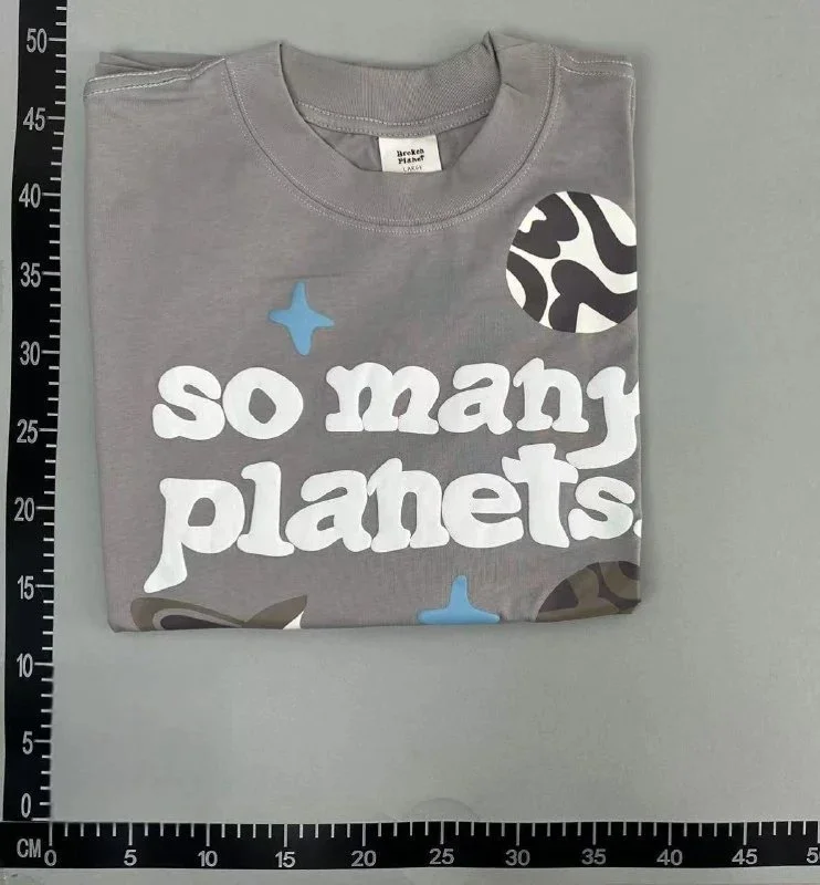 Crewneck Short-Sleeve Printed T-Shirt — #1482 5