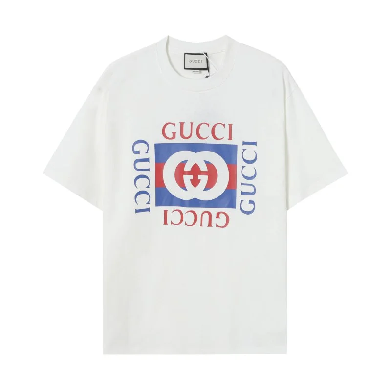 Unisex Loose-Fit Cotton Crewneck Short-Sleeve T-Shirt — #1514 6