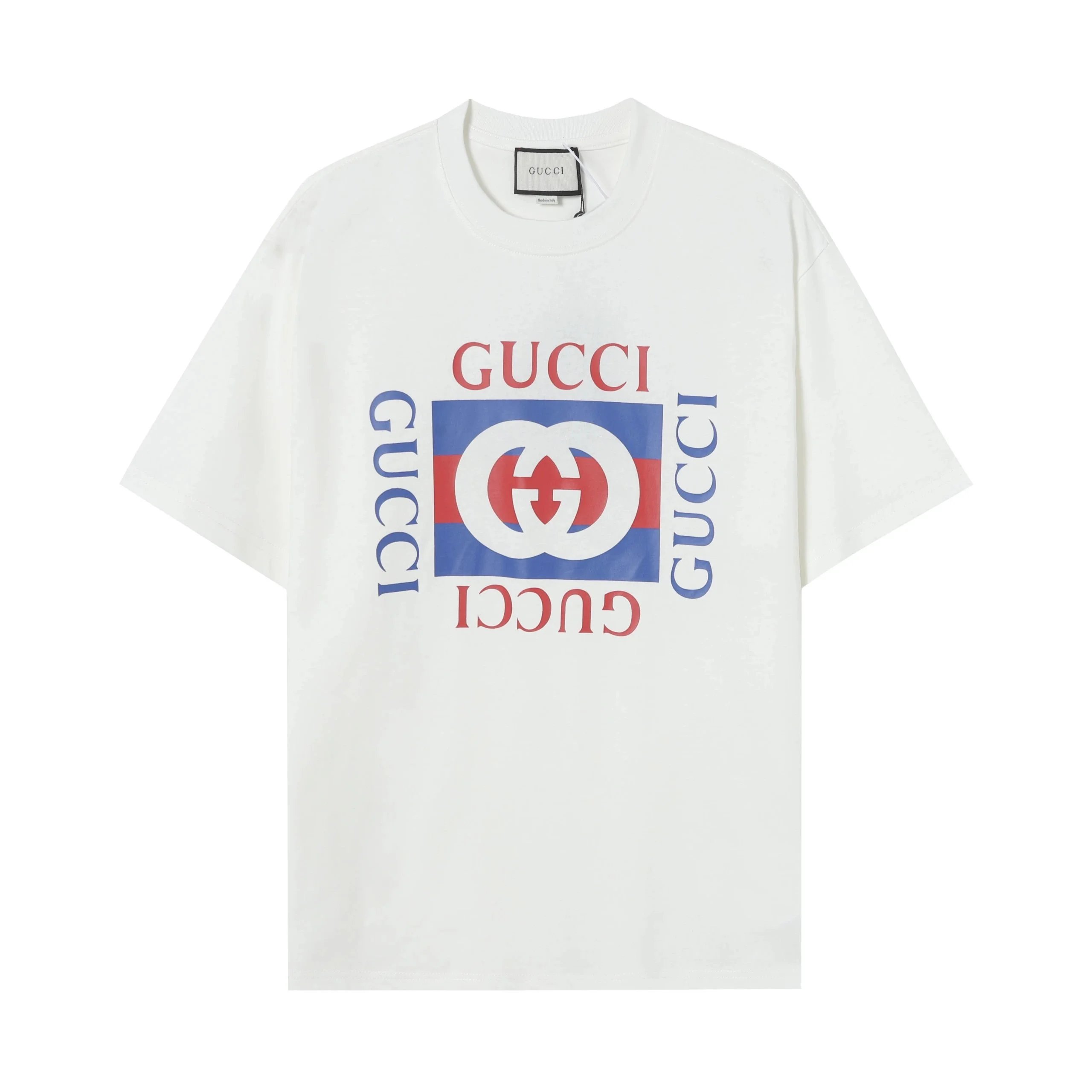 Unisex Loose-Fit Cotton Crewneck Short-Sleeve T-Shirt — #1514