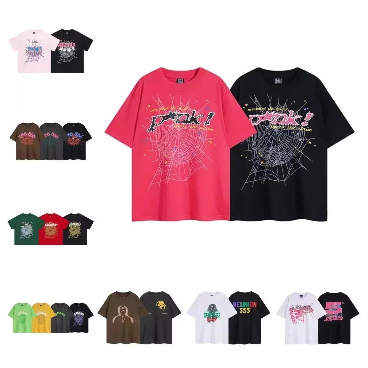 Unisex Loose-Fit Short-Sleeve T-Shirt — Sp5der