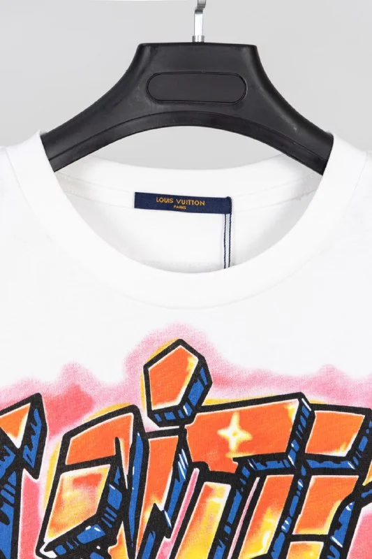 Unisex Loose-Fit Short-Sleeve Printed Letter-Graphic T-Shirt — ins — #1536 3