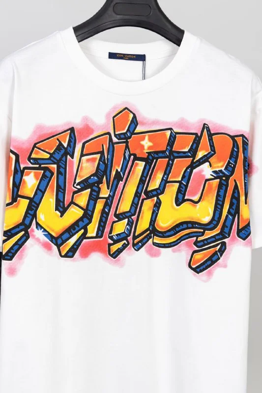 Unisex Loose-Fit Short-Sleeve Printed Letter-Graphic T-Shirt — ins — #1536 4