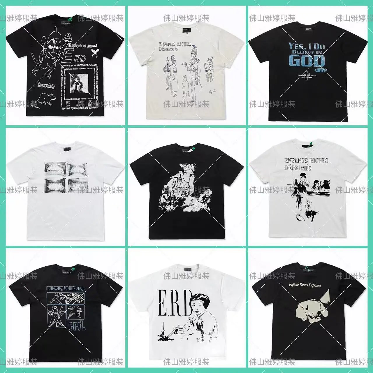 Loose-Fit Crewneck Short-Sleeve Printed T-Shirt
