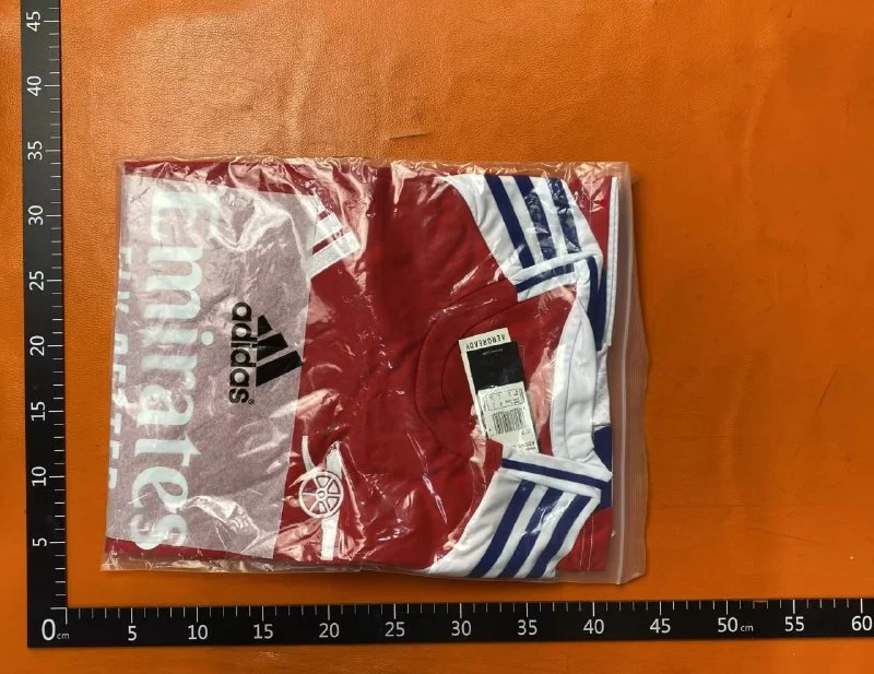 Arsenal 2024/25-Style Home Football Jersey — Red & White 3