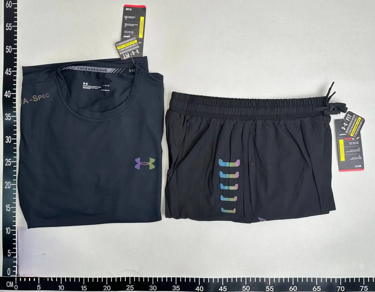 QL09TU04 quick-drying sports fashion short-sleeved shorts 6