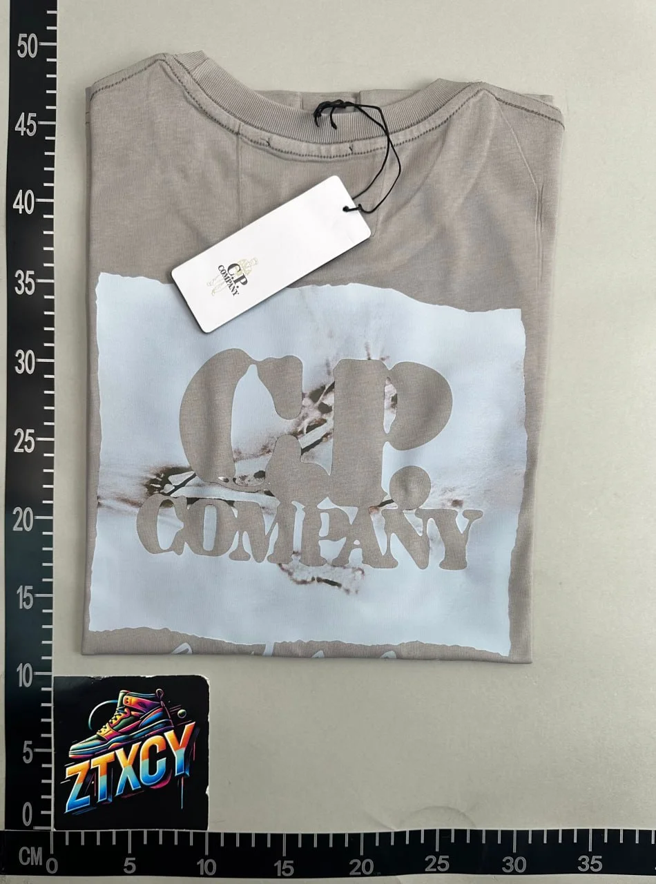 Men's Crewneck Short-Sleeve Printed T-Shirt — CY 3