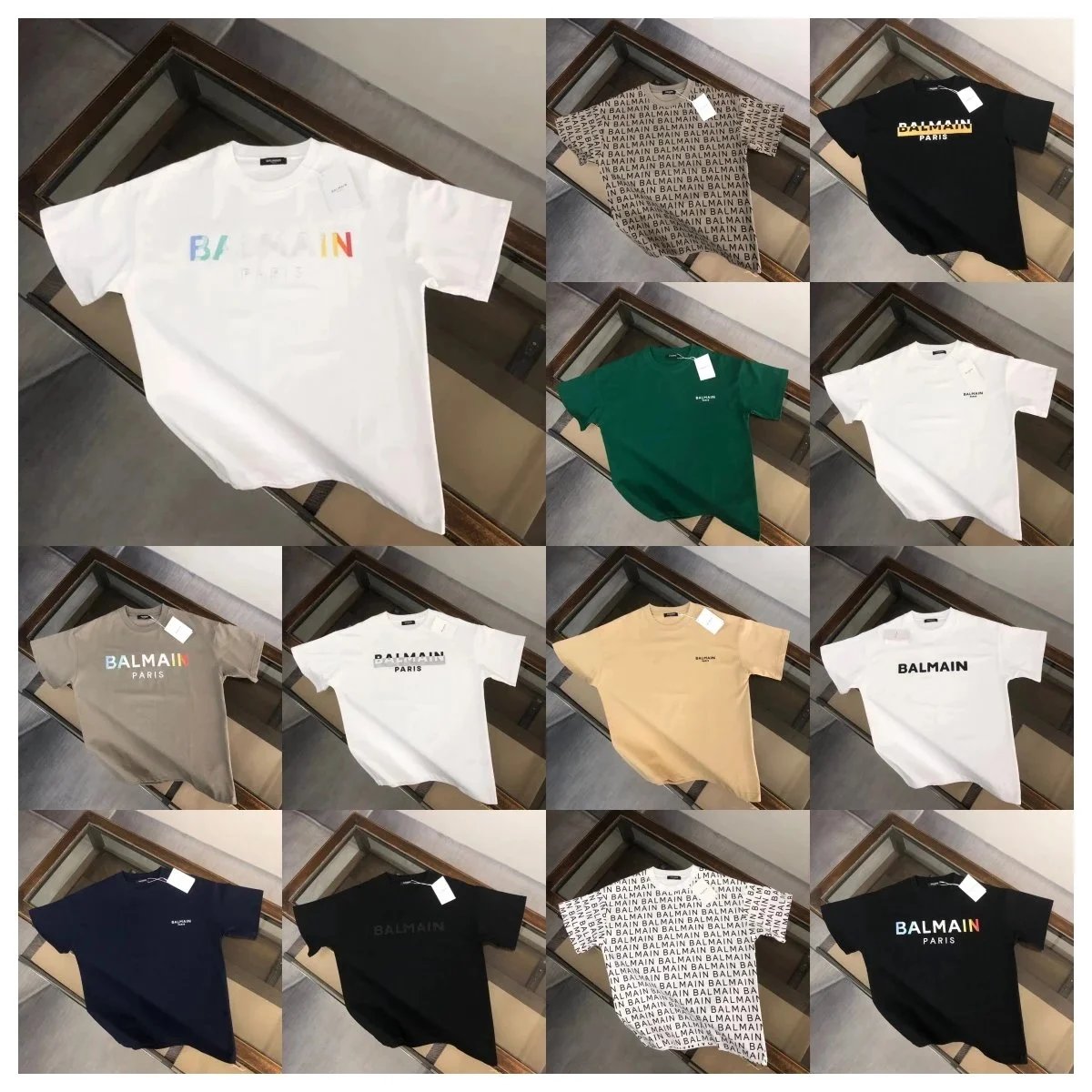 Printed Letter-Graphic T-Shirt — BA*LMAIN