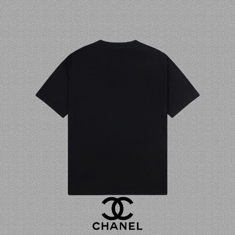 Unisex Loose-Fit Cotton Crewneck Short-Sleeve T-Shirt — #1594 6