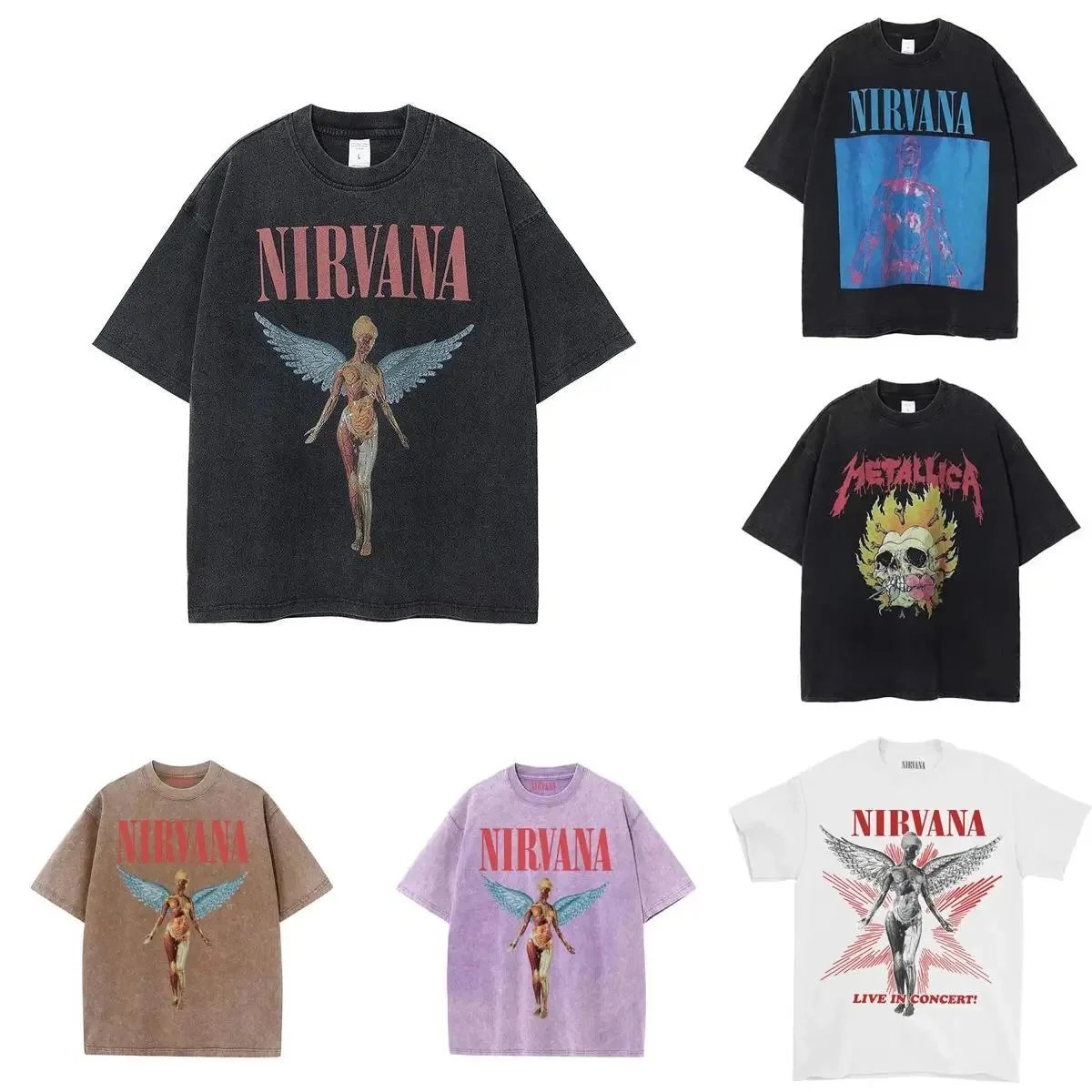 Factory retro loose T-Shirt — #166