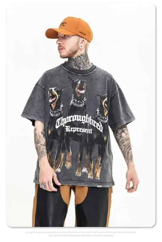 Vint*ge Represent Dog T — T-Shirt — #1680 6