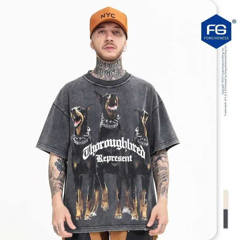 Vint*ge Represent Dog T — T-Shirt — #1680