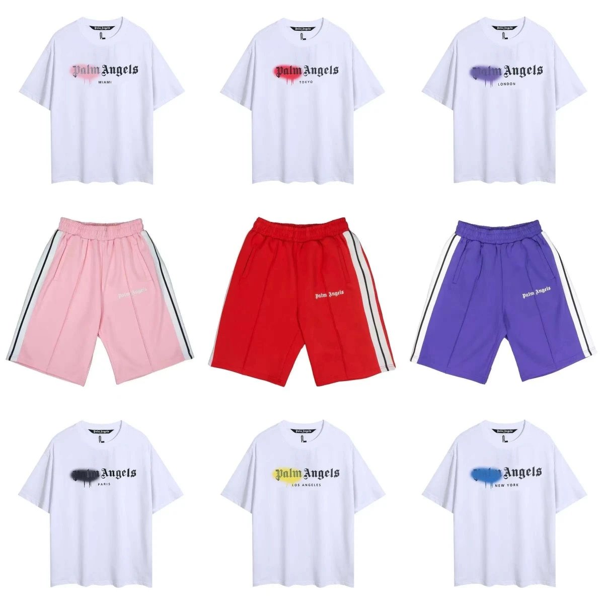 Loose-Fit Short-Sleeve Clothing Set — #1755