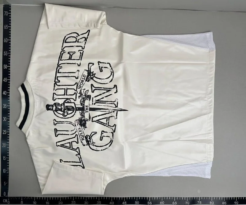 Unisex Loose-Fit Short-Sleeve Printed Letter-Graphic T-Shirt 3