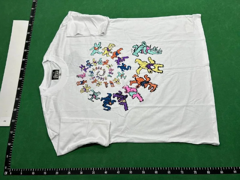 Unisex Loose-Fit Crewneck Short-Sleeve Printed T-Shirt — #1986 3