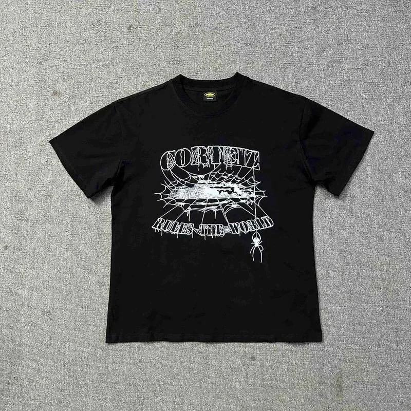 Loose-Fit Crewneck Short-Sleeve Letter-Graphic T-Shirt — GF-1 — #2004 4
