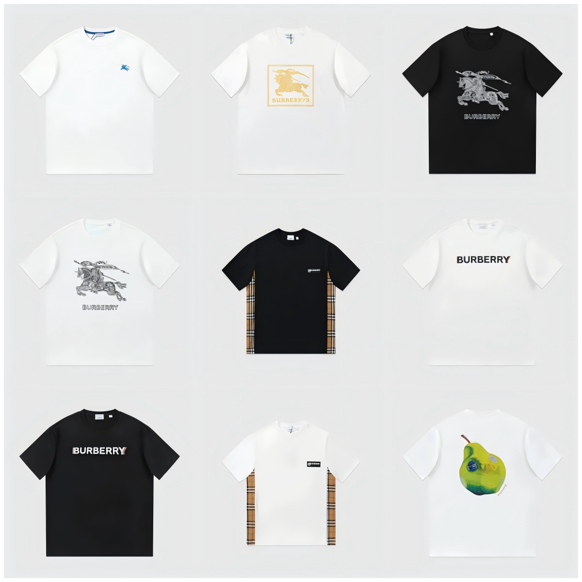 Short-Sleeve Embroidered T-Shirt Selection — PG07