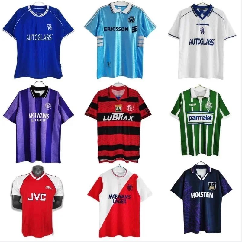 Classic nostalgic retro football clothes