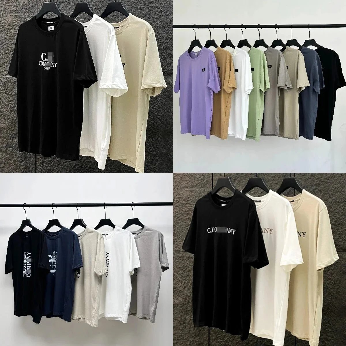 Cotton Crewneck Short-Sleeve Embroidered T-Shirt