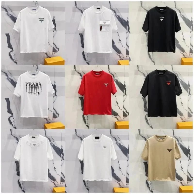 Crewneck Short-Sleeve T-Shirt Selection — YQ09