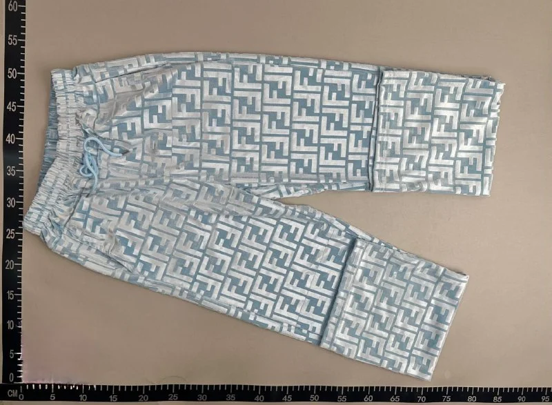 Loose-Fit Letter-Graphic Pants — FP — #2357 5