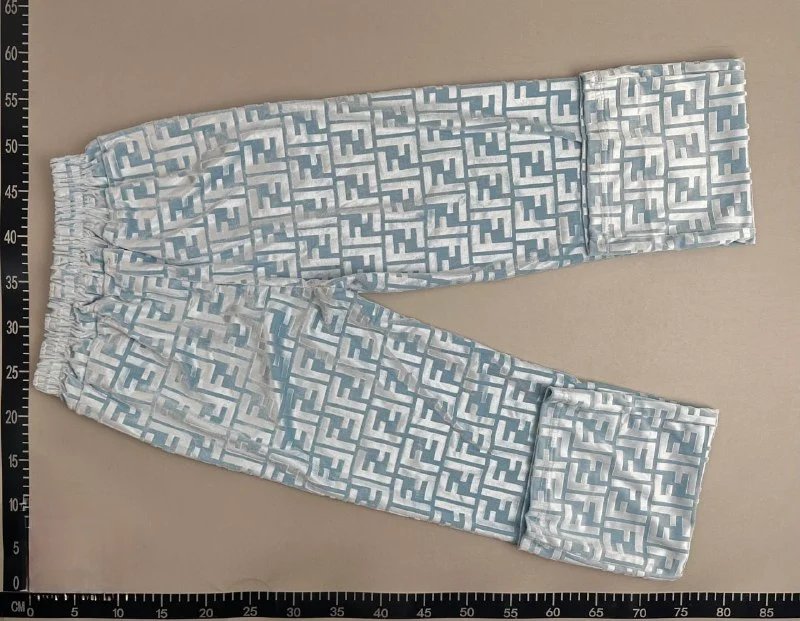 Loose-Fit Letter-Graphic Pants — FP — #2357 6