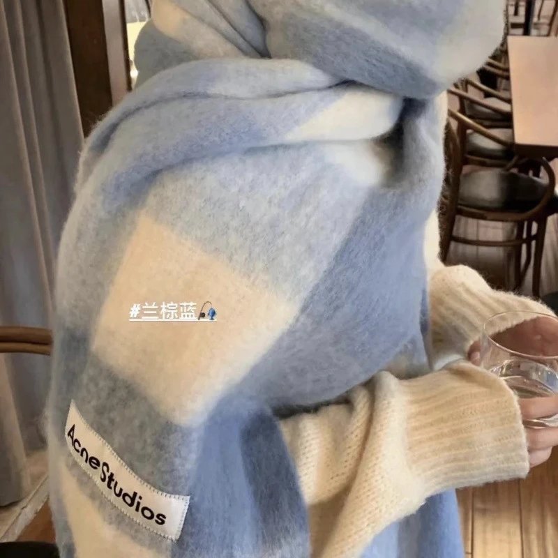 Unisex Checked Scarf — ac