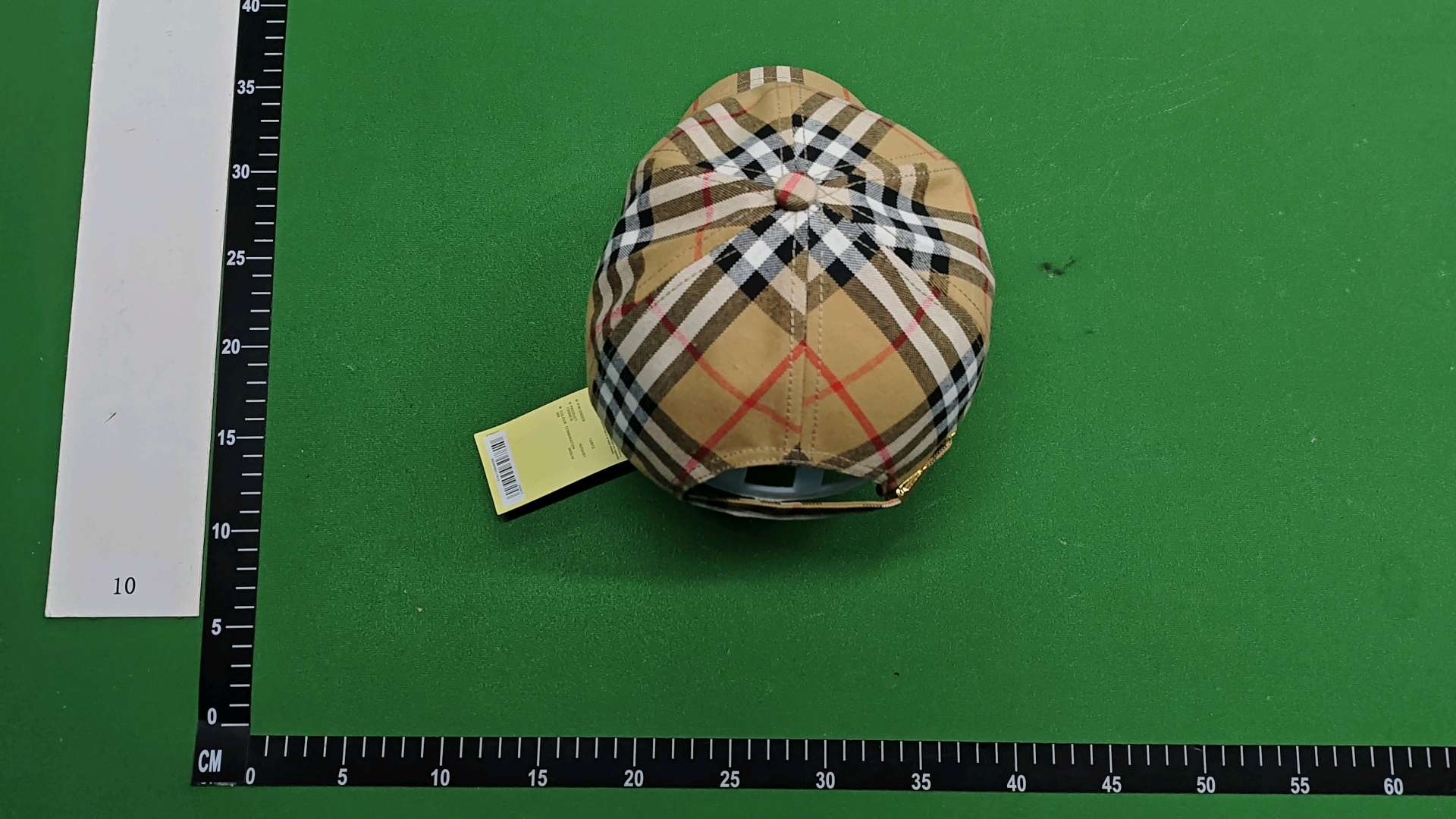 Checked Hat — CY 4