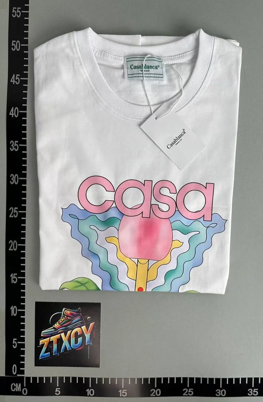 Spring and summer new style painted printed short-sleeved men’s and women’s T-Shirts-CY 3