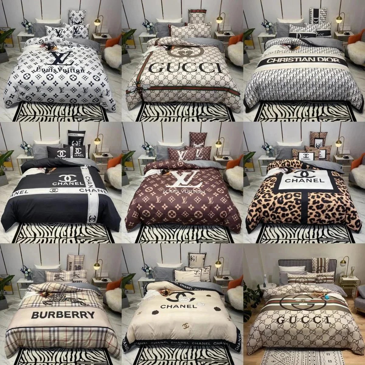 Four-piece bed sheet set