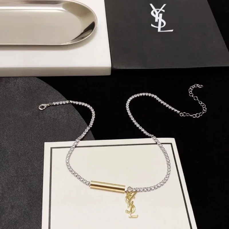 Letter-Graphic Necklace — #2752 3