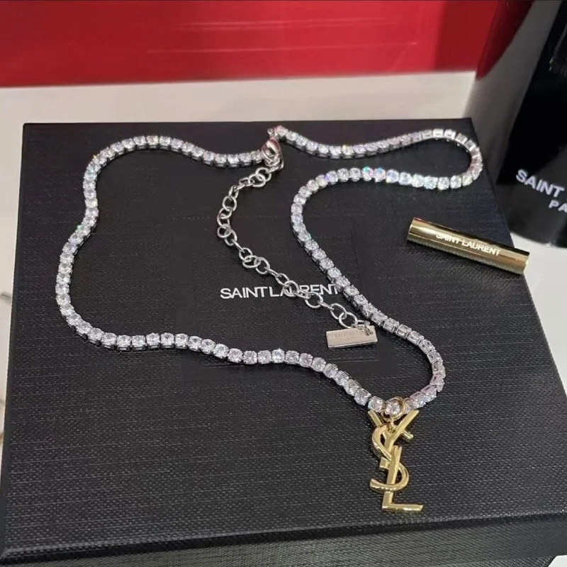 Letter-Graphic Necklace — #2752 7