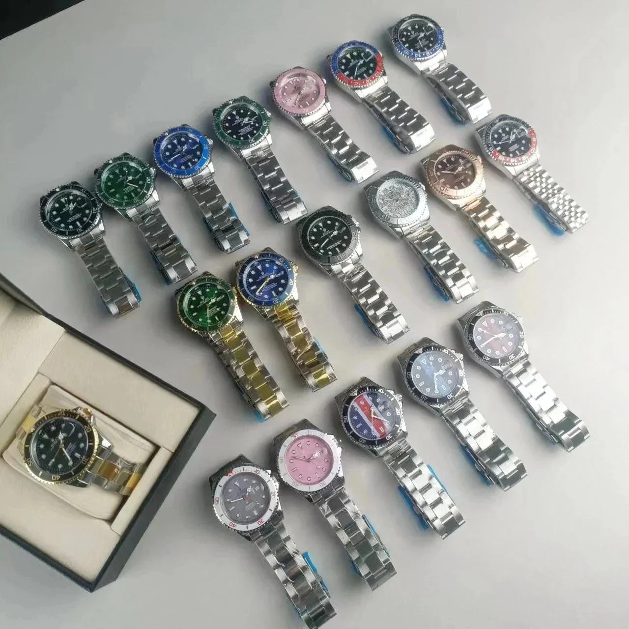 Mechanical watch steel strap fashion watch 01 2