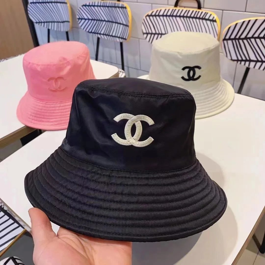 Unisex Embroidered Letter-Graphic Bucket Hat