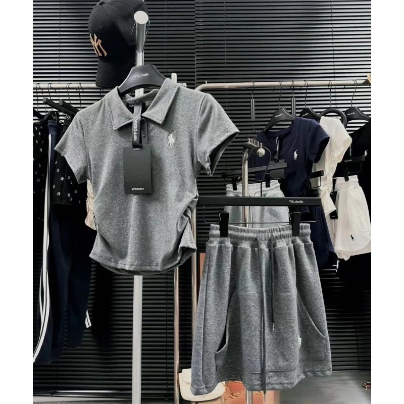 ZMR18-ac18--Spring and summer girls' casual sports suit